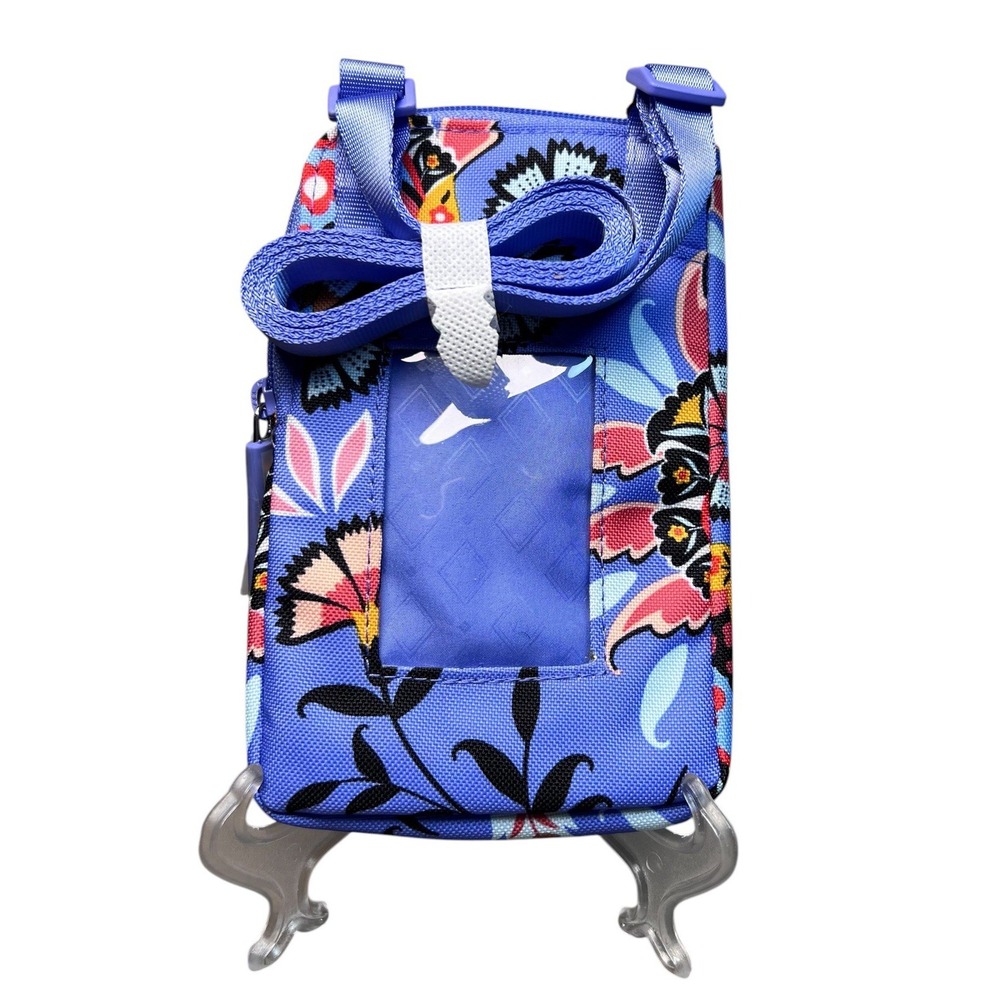 Vera Bradley Mural Garden RFID Mini Cellphone Crossbody Wallet Bag